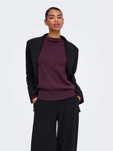 JDYRUE GLITTER L/S BOAT PULLOVE KNT NOOS winetasting