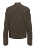 JDYSABRINA L/S HN DETAIL PULLOV KNT NOOS black olive-melange