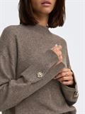 JDYSABRINA L/S HN DETAIL PULLOV KNT NOOS falcon