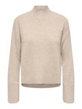 JDYSABRINA L/S HN DETAIL PULLOV KNT NOOS natural melange
