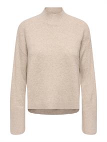 JDYSABRINA L/S HN DETAIL PULLOV KNT NOOS natural melange