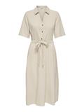 JDYSAY 2/4 MIDI SHIRT DRESS WVN NOOS oatmeal