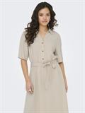JDYSAY 2/4 MIDI SHIRT DRESS WVN NOOS oatmeal