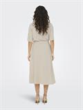 JDYSAY 2/4 MIDI SHIRT DRESS WVN NOOS oatmeal