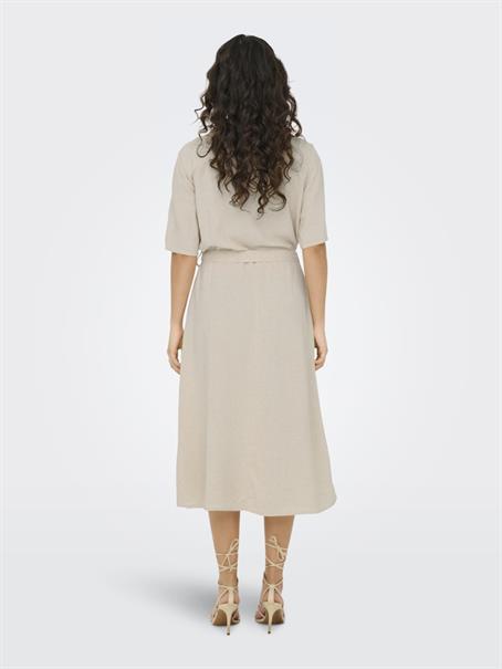 JDYSAY 2/4 MIDI SHIRT DRESS WVN NOOS oatmeal