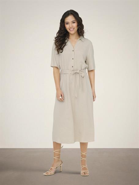 JDYSAY 2/4 MIDI SHIRT DRESS WVN NOOS oatmeal