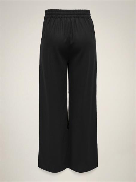 JDYSAY HW LINEN WIDE PANT WVN NOOS black
