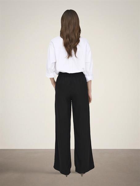 JDYSAY HW LINEN WIDE PANT WVN NOOS black