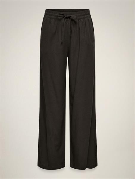 JDYSAY HW LINEN WIDE PANT WVN NOOS chocolate torte