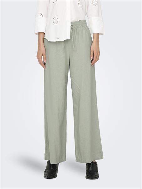JDYSAY HW LINEN WIDE PANT WVN NOOS desert sage