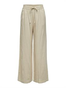 JDYSAY HW LINEN WIDE PANT WVN NOOS oatmeal