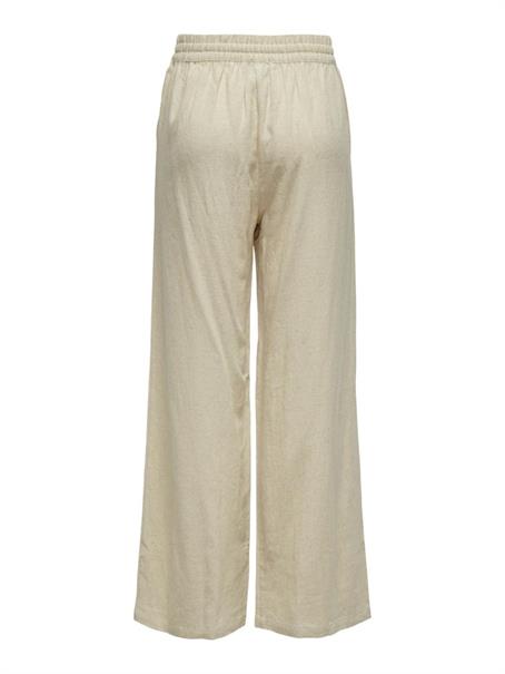JDYSAY HW LINEN WIDE PANT WVN NOOS oatmeal