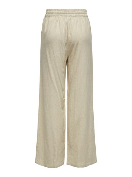JDYSAY HW LINEN WIDE PANT WVN NOOS oatmeal
