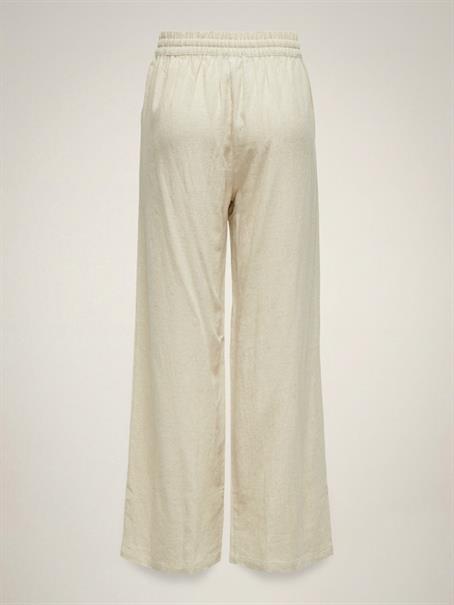 JDYSAY HW LINEN WIDE PANT WVN NOOS oatmeal