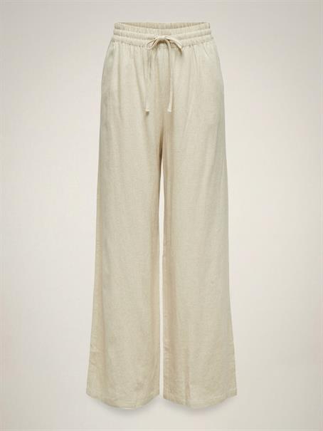JDYSAY HW LINEN WIDE PANT WVN NOOS oatmeal