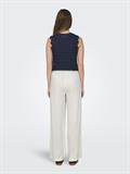 JDYSAY HW LINEN WIDE PANT WVN NOOS snow white