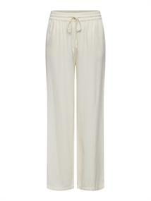 JDYSAY HW LINEN WIDE PANT WVN NOOS snow white