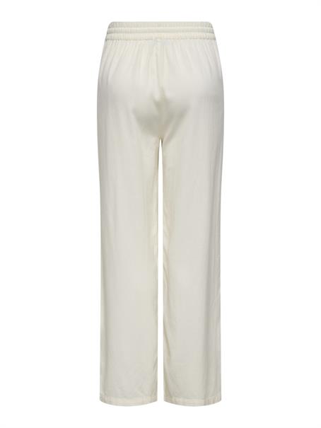JDYSAY HW LINEN WIDE PANT WVN NOOS snow white