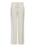 JDYSAY HW LINEN WIDE PANT WVN NOOS snow white
