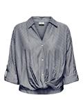 JDYSELMA L/S KNOT LUREX SHIRT WVN cloud dancer1