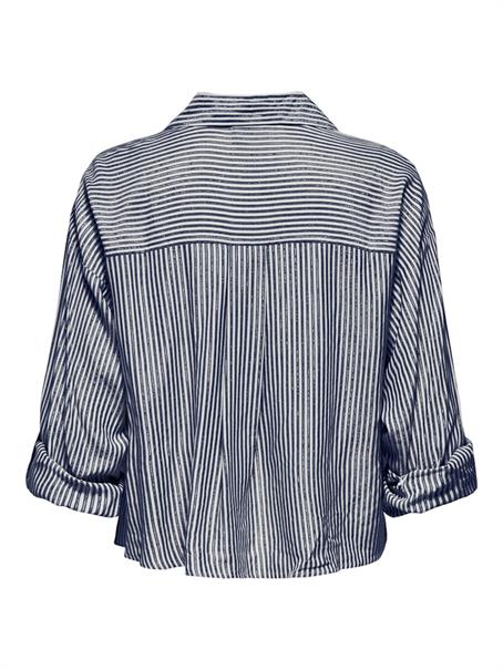 JDYSELMA L/S KNOT LUREX SHIRT WVN cloud dancer1