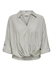 JDYSELMA L/S KNOT LUREX SHIRT WVN cloud dancer2