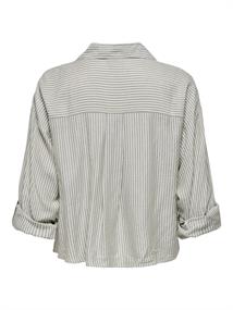 JDYSELMA L/S KNOT LUREX SHIRT WVN cloud dancer2