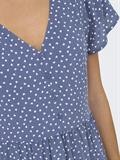 JDYSEZEN LIFE S/S BUTTON DRESS WVN DIA blue indigo