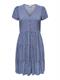 JDYSEZEN LIFE S/S BUTTON DRESS WVN DIA blue indigo