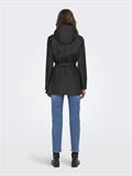 JDYSHELBY BELT RAINCOAT OTW SIE black