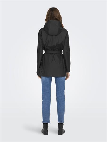 JDYSHELBY BELT RAINCOAT OTW SIE black