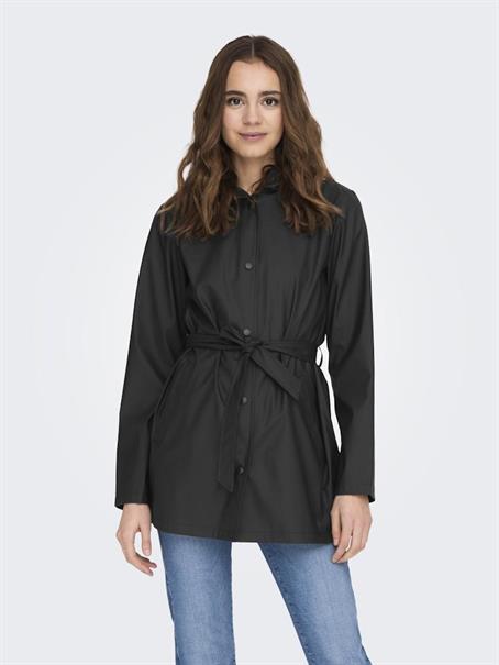 JDYSHELBY BELT RAINCOAT OTW SIE black