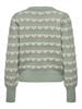 JDYSIGRID LIFE L/S ON PUFF PULL KNT NOOS iceberg green