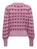 JDYSIGRID LIFE L/S ON PUFF PULL KNT NOOS lilas