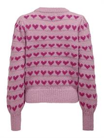 JDYSIGRID LIFE L/S ON PUFF PULL KNT NOOS lilas