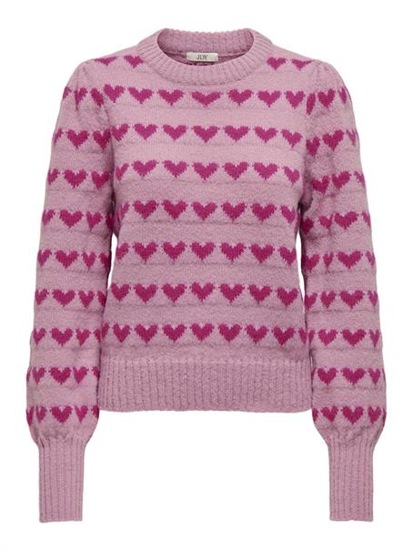 JDYSIGRID LIFE L/S ON PUFF PULL KNT NOOS lilas
