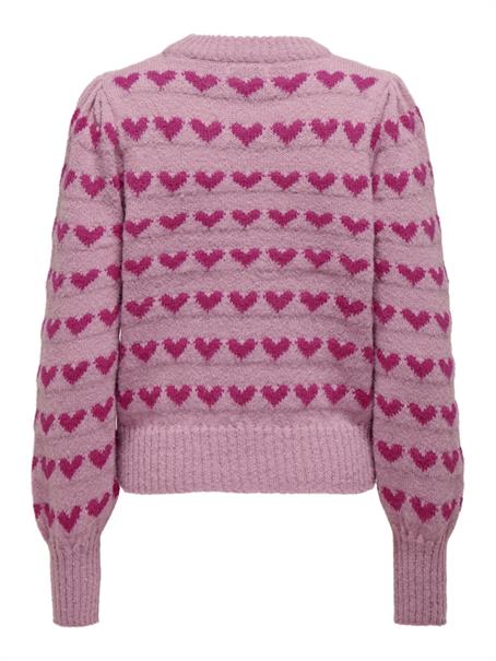 JDYSIGRID LIFE L/S ON PUFF PULL KNT NOOS lilas