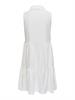 JDYSILAS S/L SHIRT DRESS WVN cloud dancer