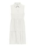 JDYSILAS S/L SHIRT DRESS WVN cloud dancer