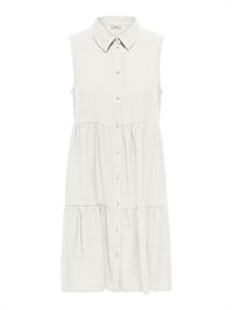 JDYSILAS S/L SHIRT DRESS WVN cloud dancer