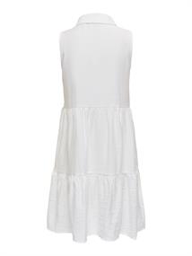JDYSILAS S/L SHIRT DRESS WVN cloud dancer