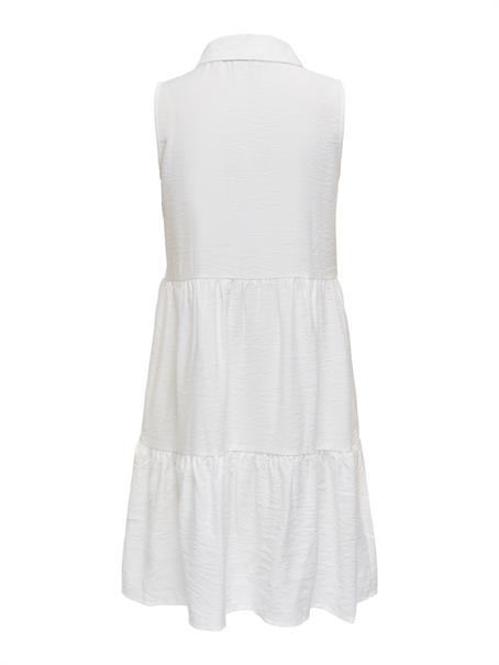 JDYSILAS S/L SHIRT DRESS WVN cloud dancer