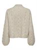 JDYSILJA L/S HN CABLE PULLOVER KNT oatmeal