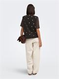 JDYSIMINA TEDDY HEART EMB WAISTCOAT OTW chocolate torte