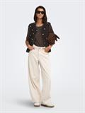 JDYSIMINA TEDDY HEART EMB WAISTCOAT OTW chocolate torte