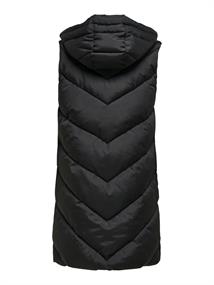 JDYSKYLAR HOOD WAISTCOAT OTW NOOS black