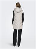JDYSKYLAR HOOD WAISTCOAT OTW NOOS chateau gray