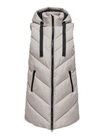 JDYSKYLAR HOOD WAISTCOAT OTW NOOS chateau gray