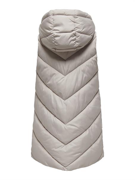 JDYSKYLAR HOOD WAISTCOAT OTW NOOS chateau gray