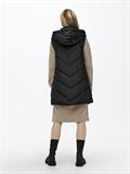 JDYSKYLAR LIFE HOOD WAISTCOAT OTW NOOS black